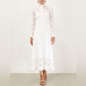 Zimmerman Lace Midi Dress